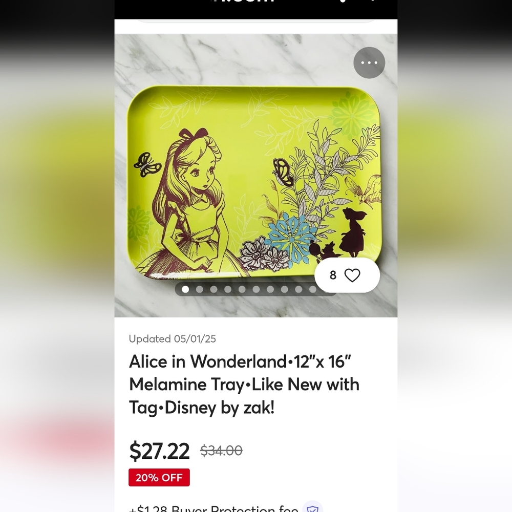 ZAK! ALICE IN WONDERLAND TRAYS(2) - Picture 2 of 7